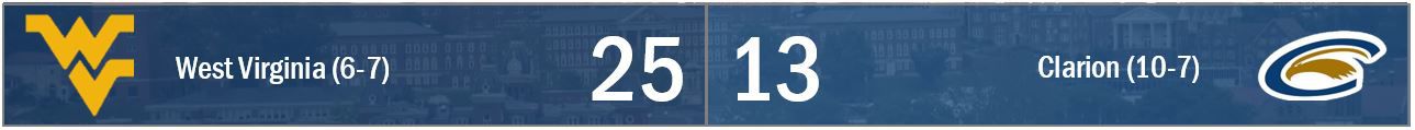 wvu clarion score